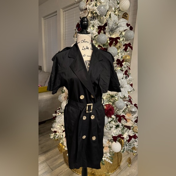 stylewords Dresses & Skirts - Ladies Waist Belt Blazer Double Breasted Casual Pockets Female Mini Suits Dress